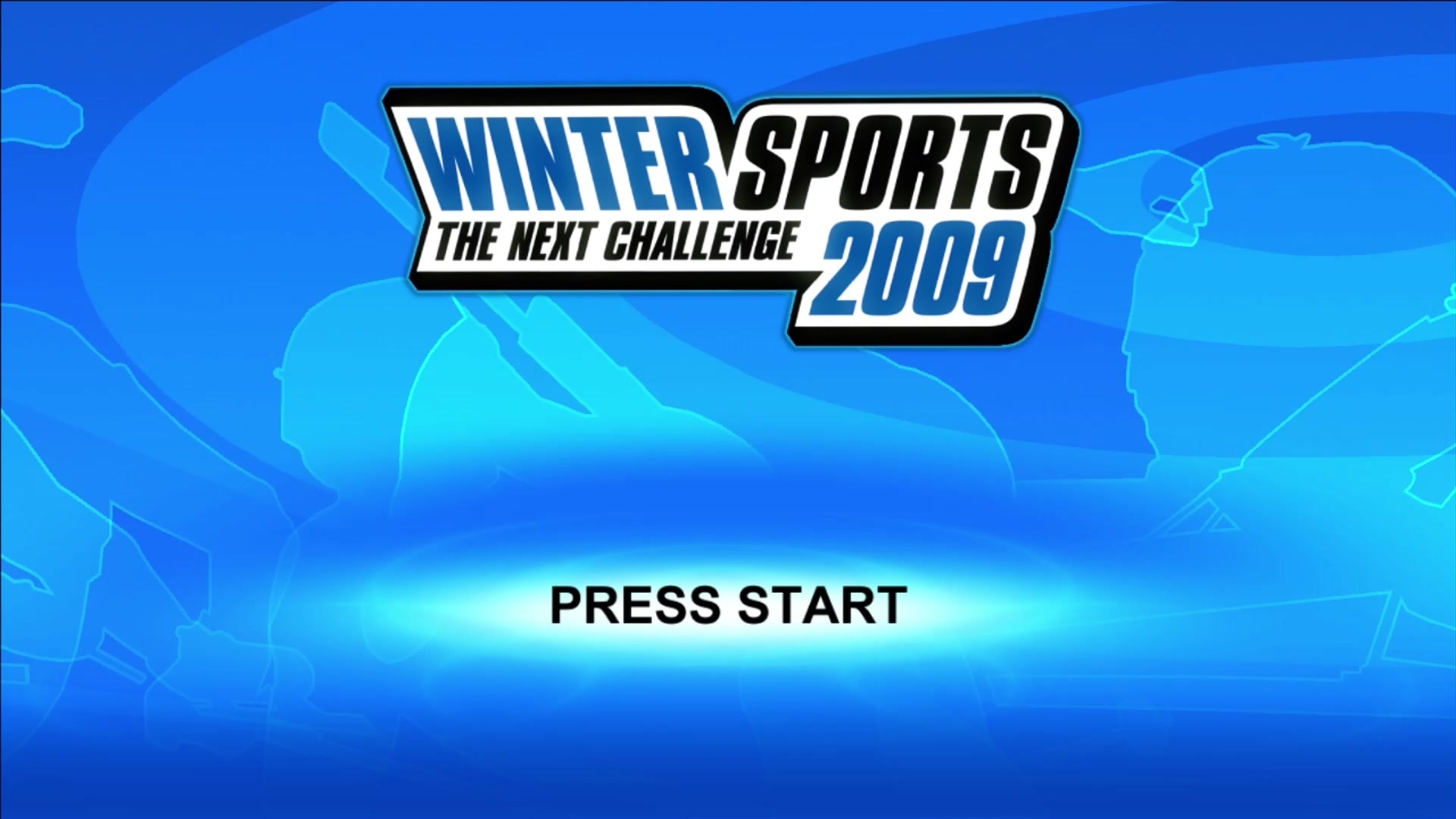 Winter Sports 2009: The Next Challenge title screen for Xbox 360